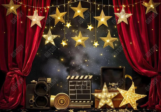 Movie Night Photography Backdrop GBSX-99830 - Gatsby Backdrop