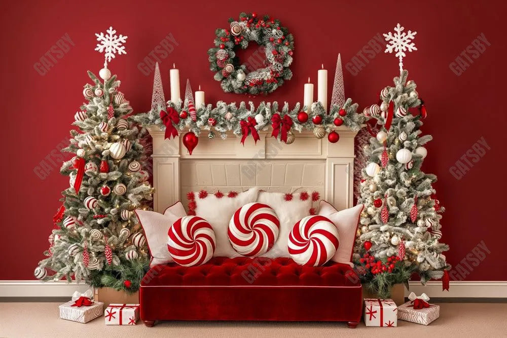 Peppermint Dreams Headboard Photography Backdrop GBSX-99841 - Gatsby Backdrop