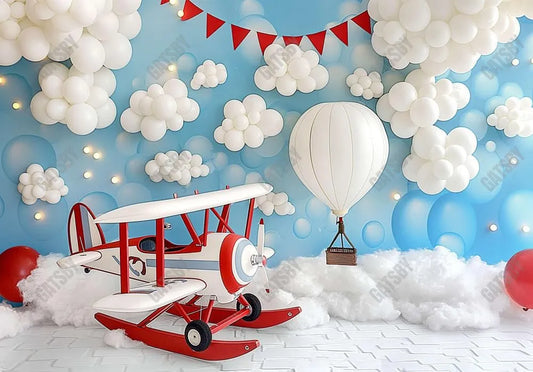 Pilot Sky Cake Smash Backdrop - Gatsby Backdrop