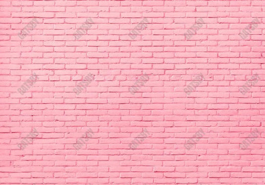 Pink Brick Wall Photography Backdrop GBSX-99850 - Gatsby Backdrop