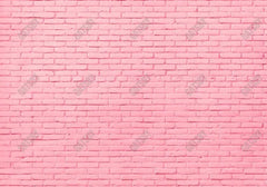 Pink Brick Wall Photography Backdrop GBSX-99850 - Gatsby Backdrop