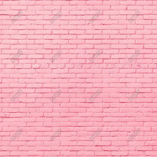 Pink Brick Wall Photography Backdrop GBSX-99850 - Gatsby Backdrop