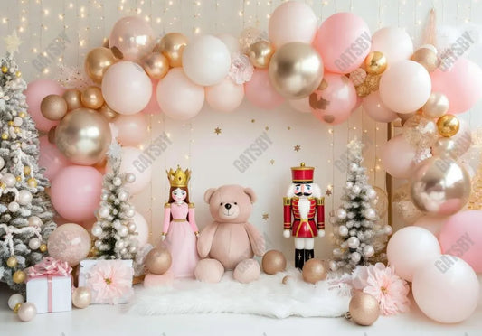 Princess & Nutcracker Toy Soldier Backdrop - Gatsby Backdrop