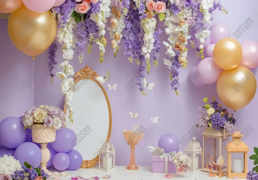 Purple Princess Photography Backdrop Ym8T-B0465 - Gatsby Backdrop