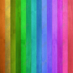 Rainbow Wood Photography Backdrop GBSX-99878 - Gatsby Backdrop