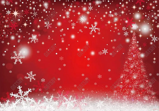 Red Magic Christmas Photography Backdrop - Gatsby Backdrop
