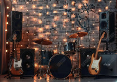 Rock Band Photography Backdrop Ym8T-B0390 - Gatsby Backdrop