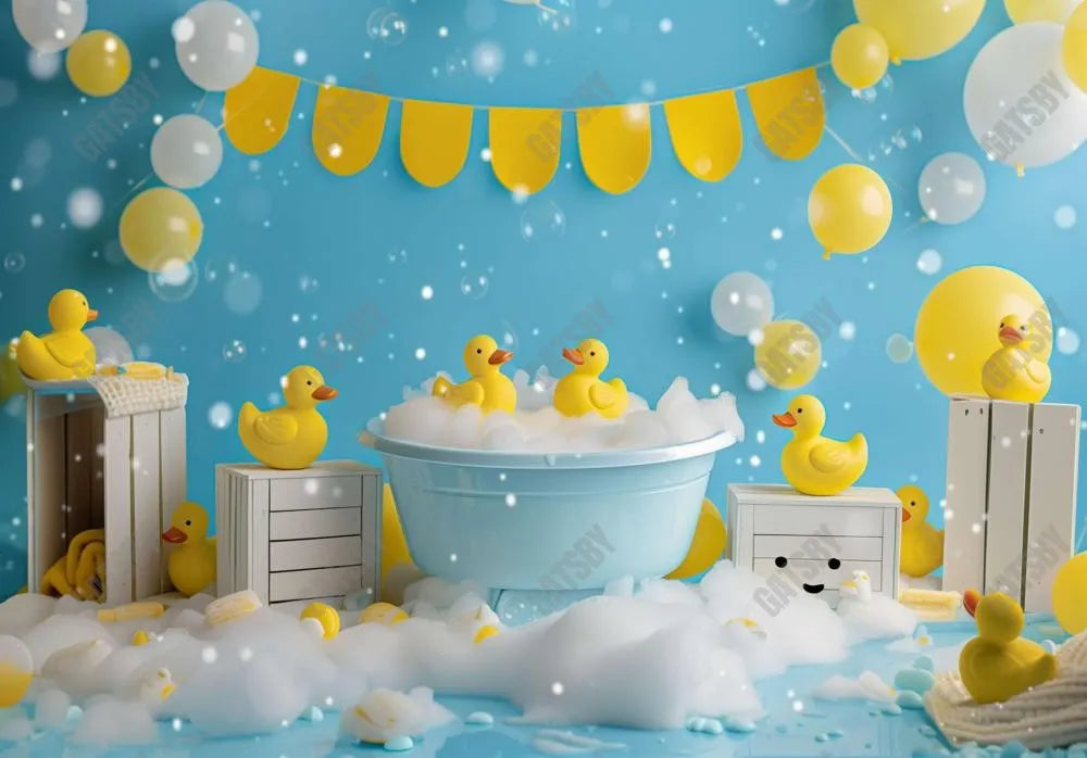 Rubber Ducks Photography Backdrop Ym8G-B0412 - Gatsby Backdrop