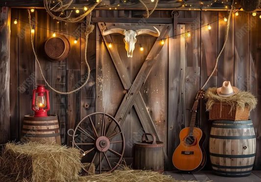 Rustic Barn Photography Backdrop Ym8G-B0413 - Gatsby Backdrop