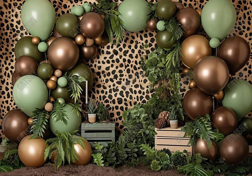 Safari Jungle Leopard Print Backdrop - Gatsby Backdrop