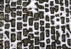 Snowy Cobblestone Floor Photography Backdrop GBSX-99902 - Gatsby Backdrop