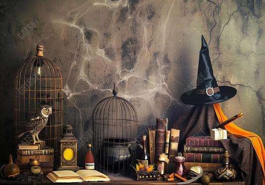 Spooky Magical Items Backdrop - Gatsby Backdrop