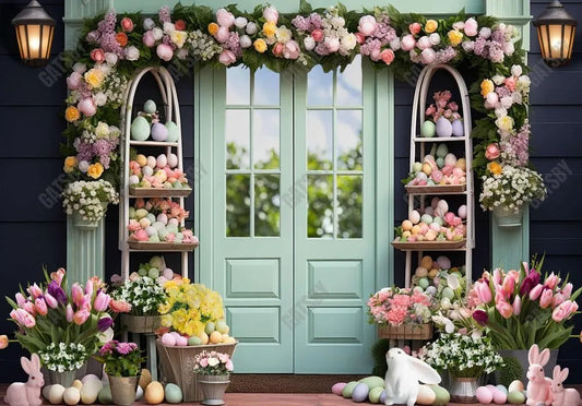 Spring Easter Shop Backdrop - Gatsby Backdrop