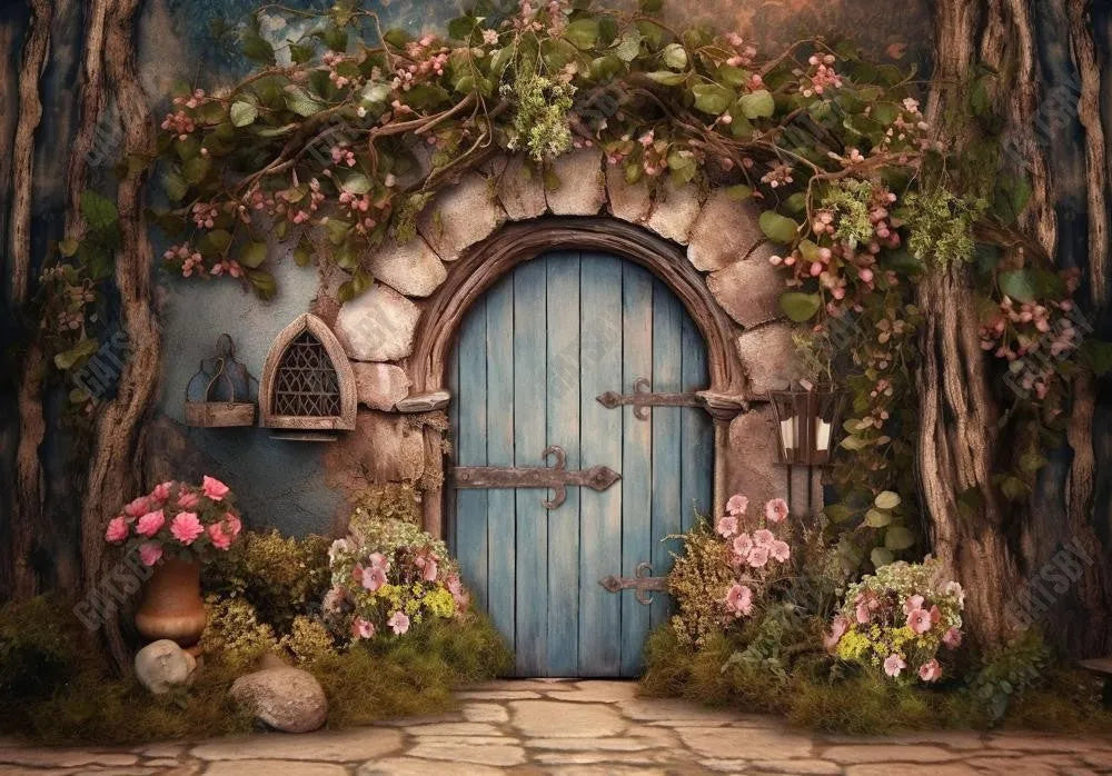 Spring Fairy Cottage Backdrop - Gatsby Backdrop