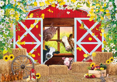 Spring Farm Animals Photography Backdrop - Gatsby Backdrop