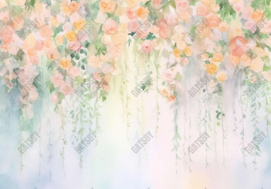 Spring Flower Painting Backdrop - Gatsby Backdrop