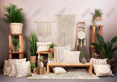 Summer Boho Bohemian Tapestry Backdrop - Gatsby Backdrop