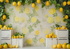 Summer Lemon Wall Backdrop - Gatsby Backdrop