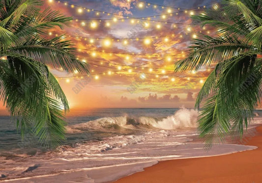 Sunset Beach Backdrop - Gatsby Backdrop