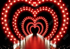 Valentine's Day Tunnel of Love Photography Backdrop - Gatsby Backdrop