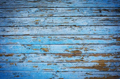 Vintage Blue Wood Backdrop Aec-00603 - Gatsby Backdrop