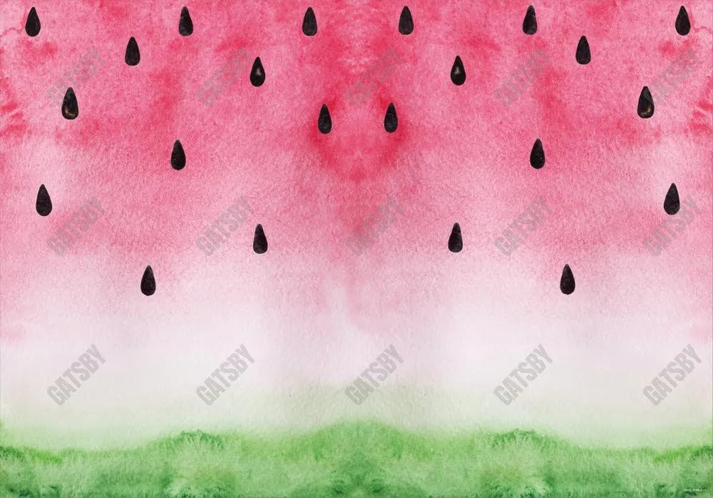 Watercolor Watermelon Backdrop - Gatsby Backdrop