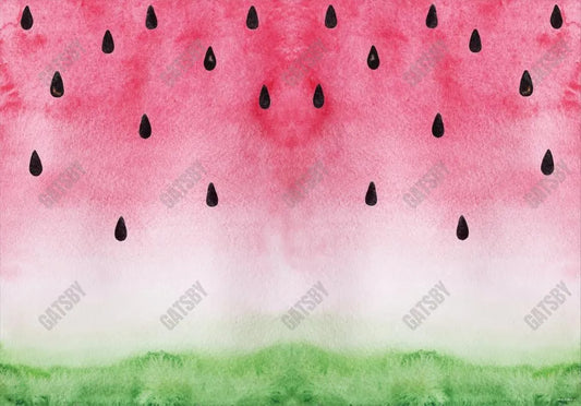 Watercolor Watermelon Backdrop - Gatsby Backdrop