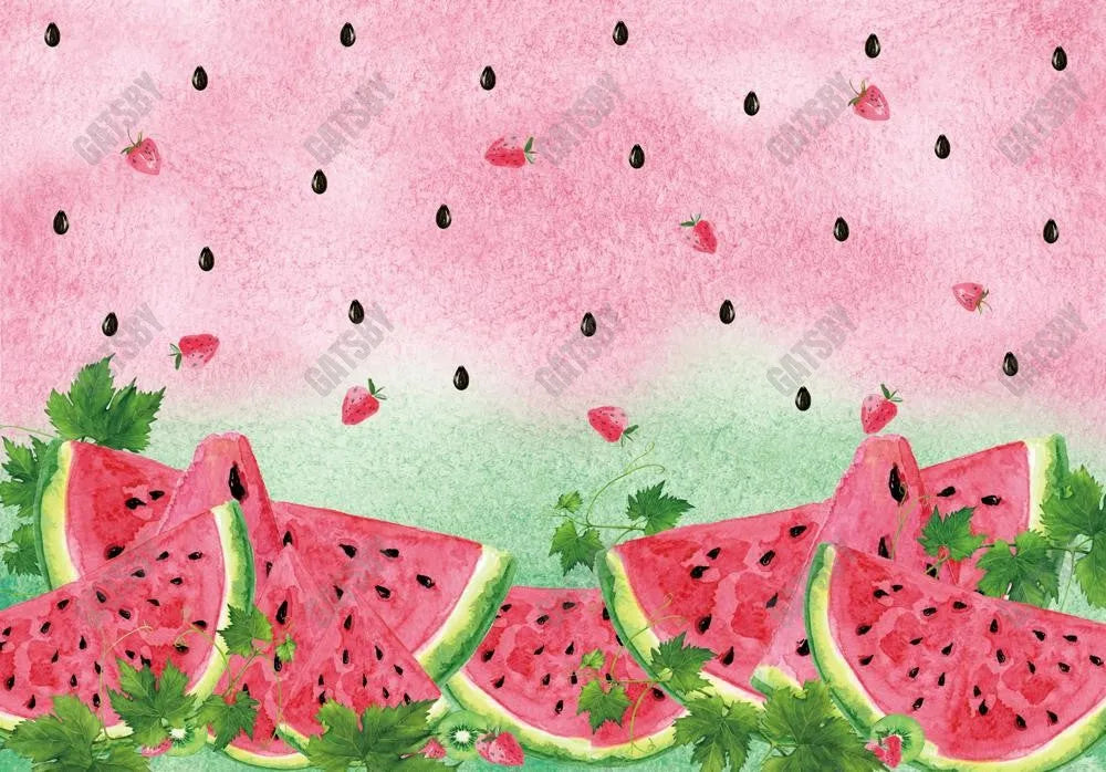 Watermelon Fruit Photography Backdrop GBSX-99956 - Gatsby Backdrop