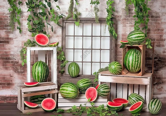 Watermelon Photography Backdrop Ym8T-B0455 - Gatsby Backdrop