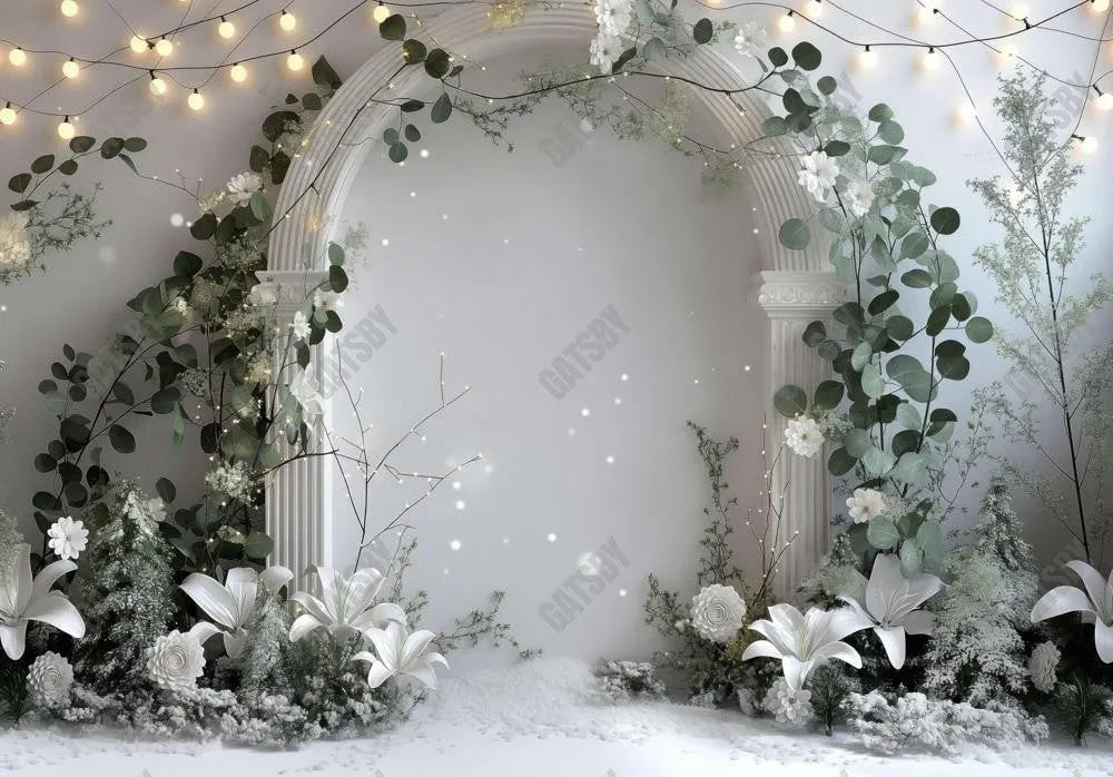 White Arch Photography Backdrop Ym8T-B0448 - Gatsby Backdrop