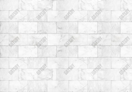 White Marble Floor Photography Backdrop GBSX-99965 - Gatsby Backdrop