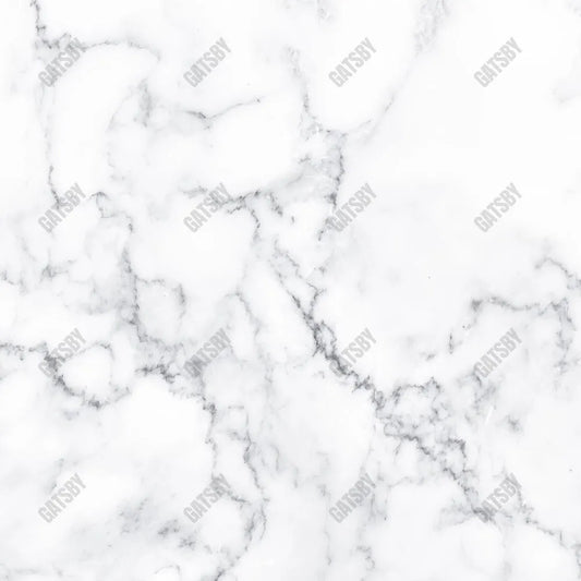 White Marble Photography Backdrop GBSX-99966 - Gatsby Backdrop