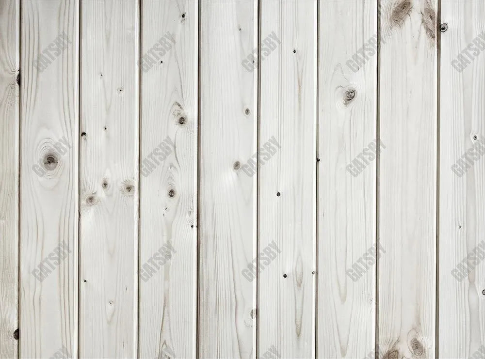 White Wood Backdrop Aec-00104 - Gatsby Backdrop