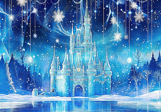 Winter Castle Backdrop - Gatsby Backdrop