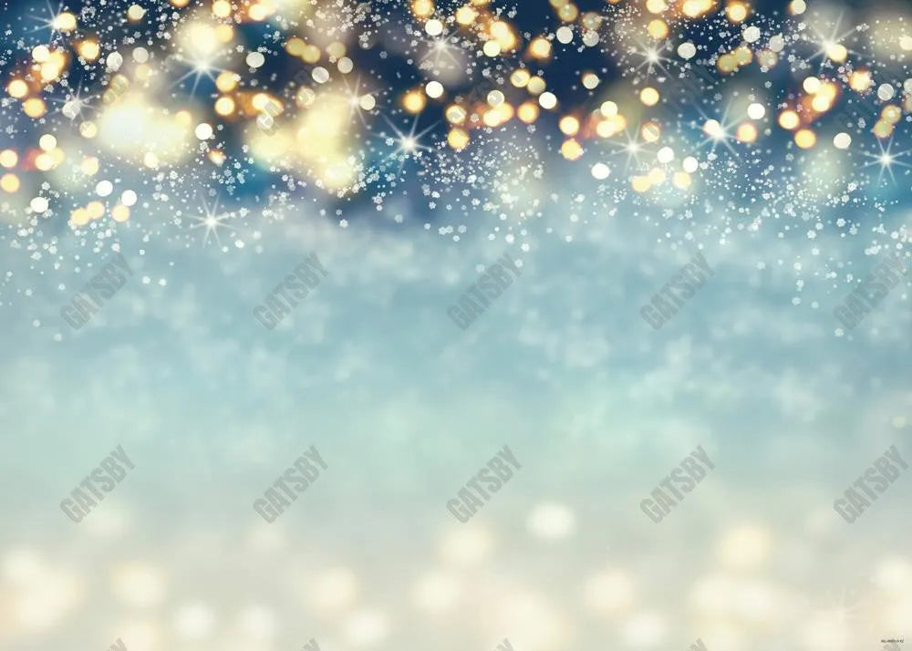 Winter Mint Green Bokeh Photography Backdrop - Gatsby Backdrop