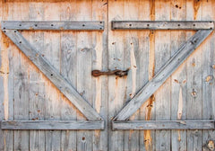 Wood Barn Door Backdrop Sm1D-00162 - Gatsby Backdrop